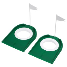 Kisangel 2pcs Golf Putting Aid Cup Indoor Practice Regulation Cup Golf Training