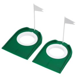 Kisangel 2pcs Golf Putting Aid Cup Indoor Practice Regulation Cup Golf Training