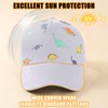Toddler Baseball Hat,Breathable Dinosaur Baby Outdoor Beach Sun Cap,Adjustable Fit