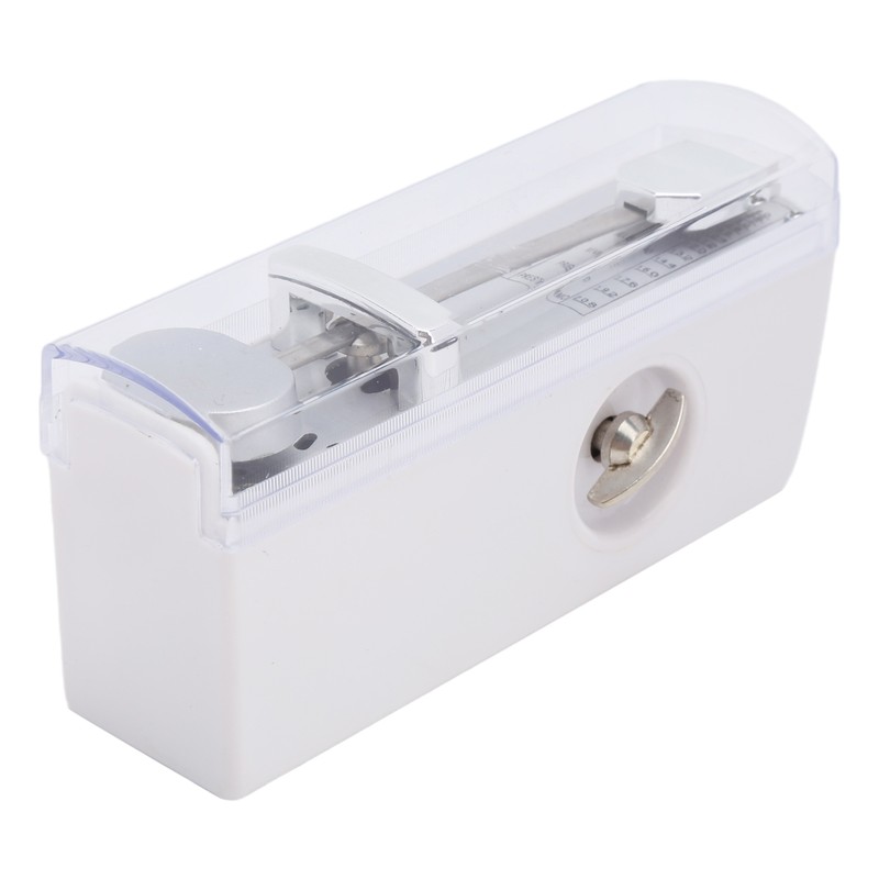 Mini Mechanical Metronome Portable 11x5x3cm White Musical Instrument Accessories for