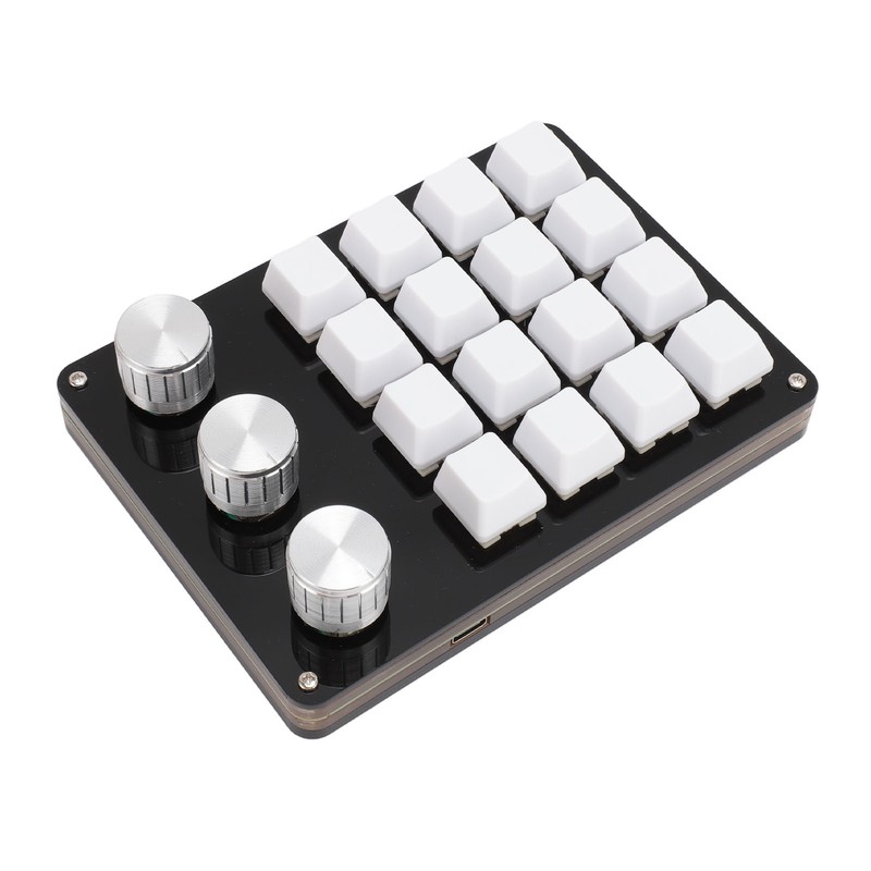 Mini 16 Key Keypad with 3 Knob Custom Programming Hot