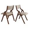 Ball & Cast Folding Dining Chairs Set of 2,Portable Kitchen