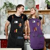 ROLOSI Work Aprons for Men Women with 9 Pockets Chef