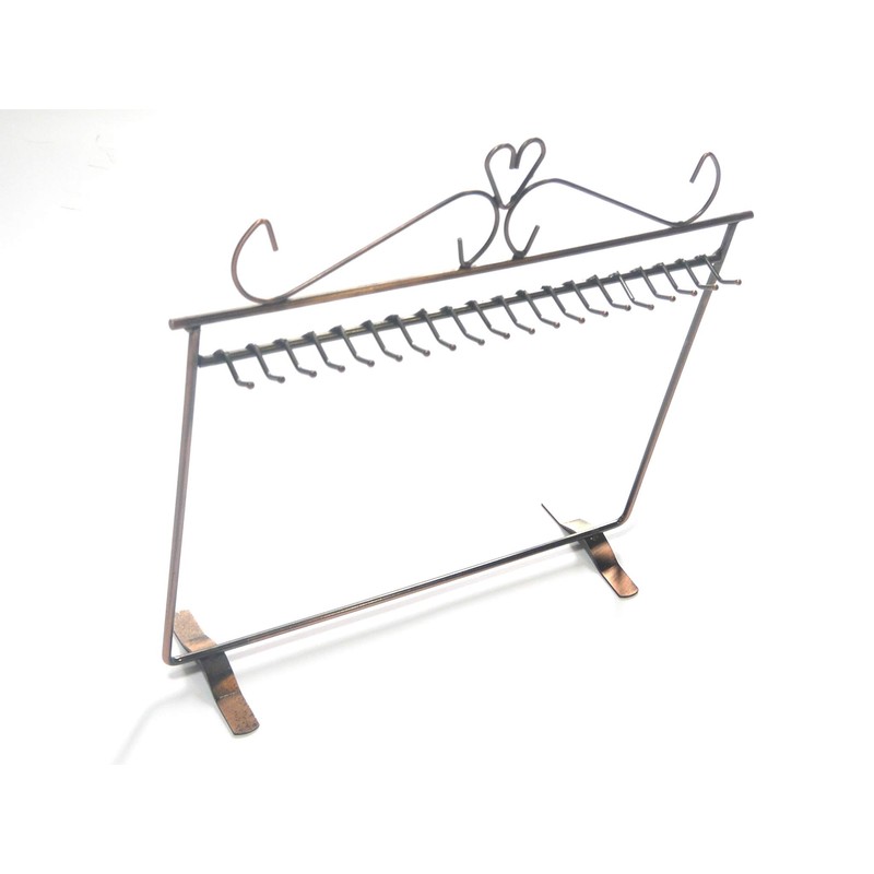 ziparich Necklace Antique Stand Accessories Storage 19 Hooks Jewelry Display