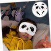 KOMBIUDA Plush Sleep Mask for Adults Cute Cartoon Panda Design