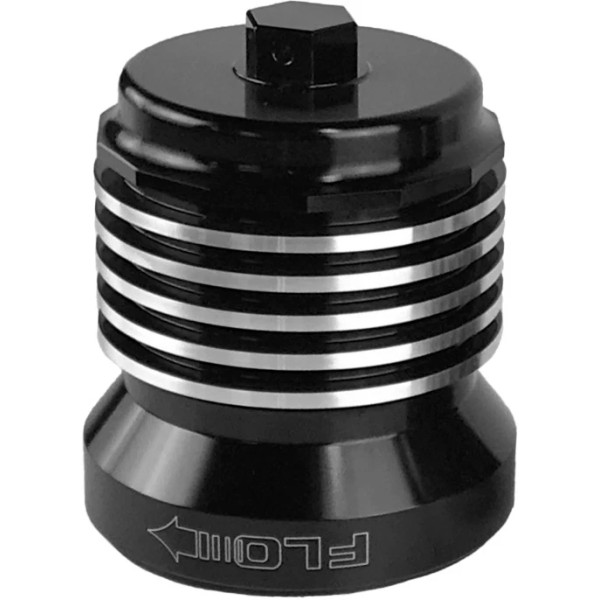 PC RACING PCS1BC Flo "Spin-On" Oil Filter - Black with