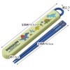 Skater ABS2AMAG-A Dinosaurus Picture Chopsticks and Case Set, 6.5 inches