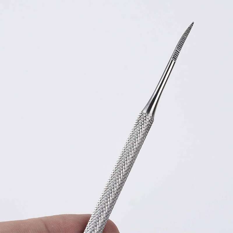 2pcs Stainless Steel Nail Groove Dirt Pick Double Head Toenail