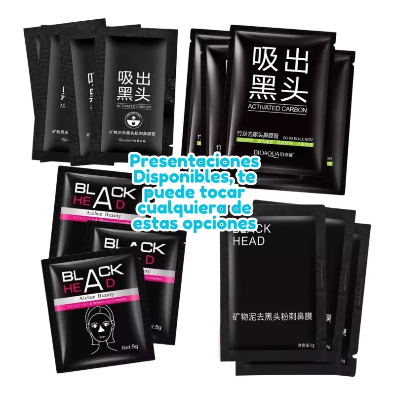 Mascarilla Remueve Puntos Negros 200 Pz Mayoreo Envio Gratis