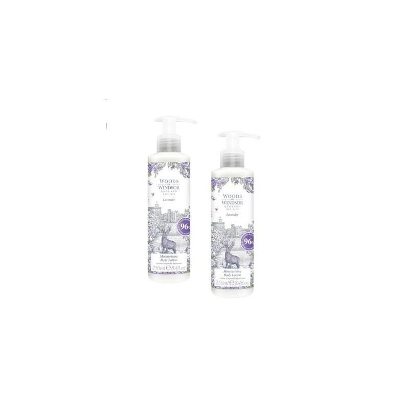 2 x Woods of Windsor Körperlotion Lavendel je 250ml (2
