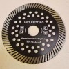 Roxx Tools 7 Inch Diamond Turbo Saw Blade Cutting Granite
