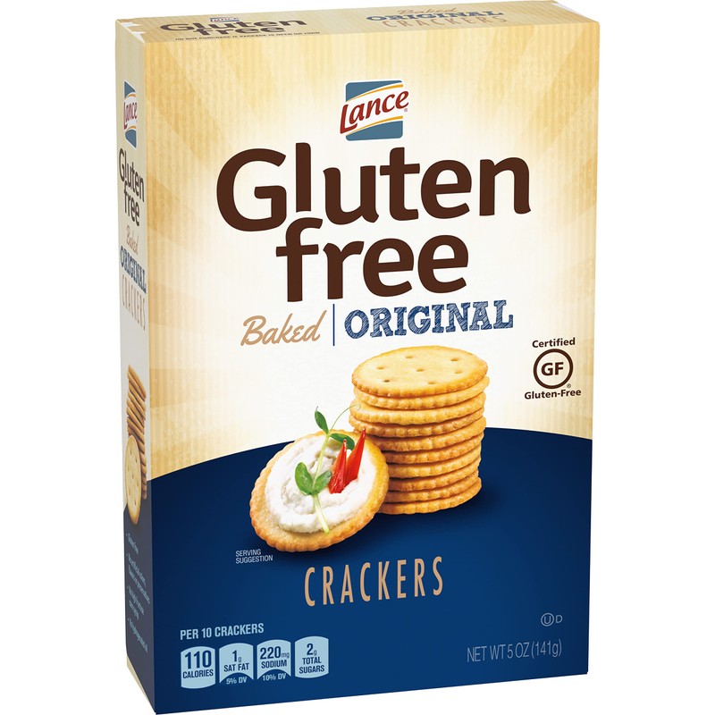 Lance Gluten Free Crackers, Original Baked, 5 Ounce, 4 Count