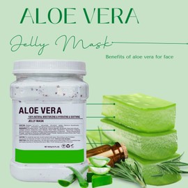 DR MEINAIER Vajacial Hydro Jelly Mask Powder for Face, Collagen Face Mask for Women, Jelly Facial Mask for Teens and Women (Aloe Vera)