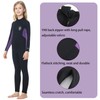 Lemorecn Kids 3mm Back Zip Full Wetsuit for Boys Girls