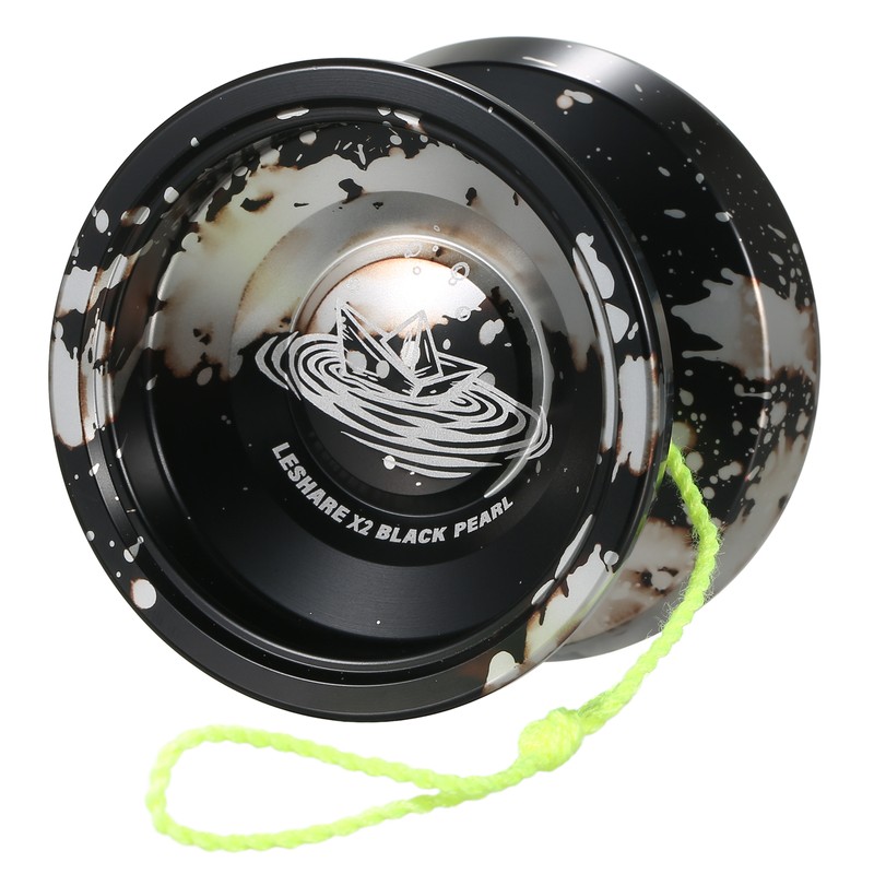 2pcs Aluminum Alloy Yoyo Ball Competitive Yoyoball with Bearing Strings