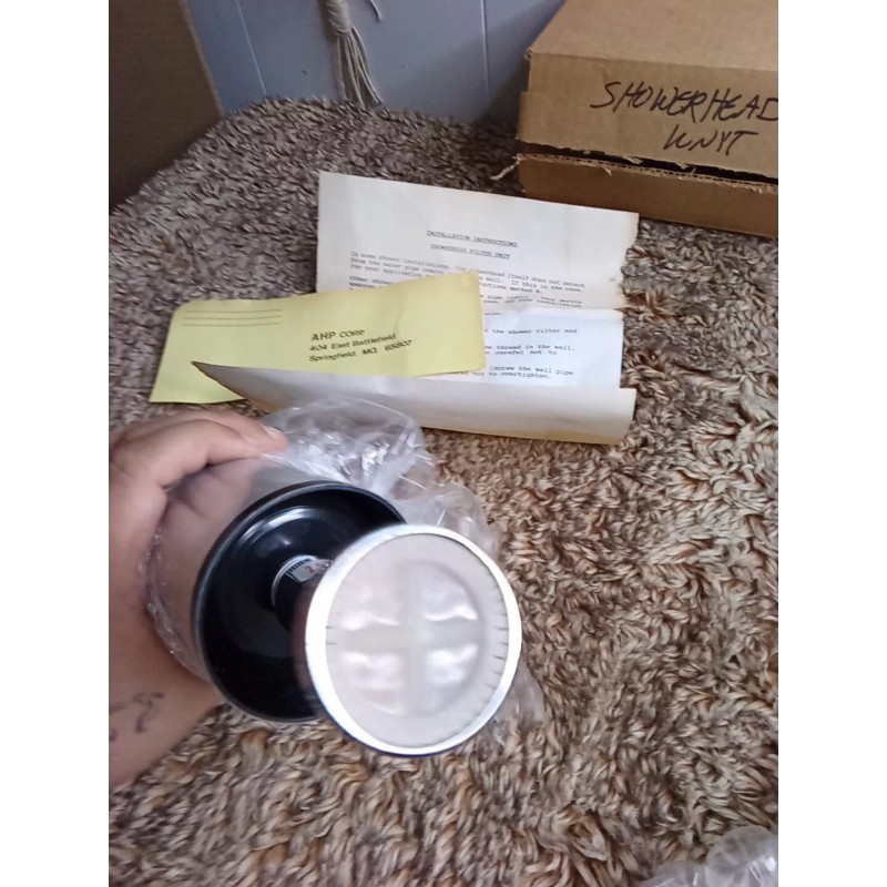 AHP A.H.P Bacteriostatic Water Treatment Systems Showerhead Filter Unit -
