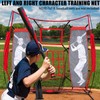 4-Piece Premium Baseball & Softball Pitching Training Kit: Adjustable 9-Hole