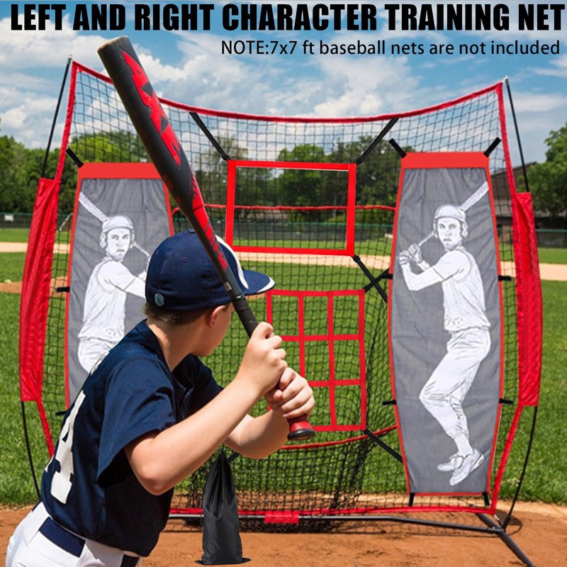 4-Piece Premium Baseball & Softball Pitching Training Kit: Adjustable 9-Hole