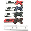 2Pcs LSX Side Rear Lid Boot Trunk 3D Emblem Badge