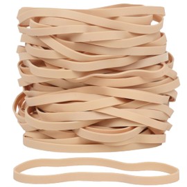 AIWOQI Rubber Bands 80Pcs size#69 Big rubber band Elastic Rubber Band beige rubber bands for office supplies File Folders Litter Box (5.9" x 0.24")
