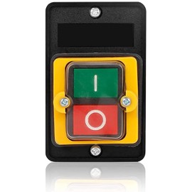 CABLEPELADO KAO-5 Switch | Push Button Switch | On/Off Switch | Three Phase Switch | Waterproof | AC 220 V / 380 V | Suitable for Mechanical Machines, Textile Devices