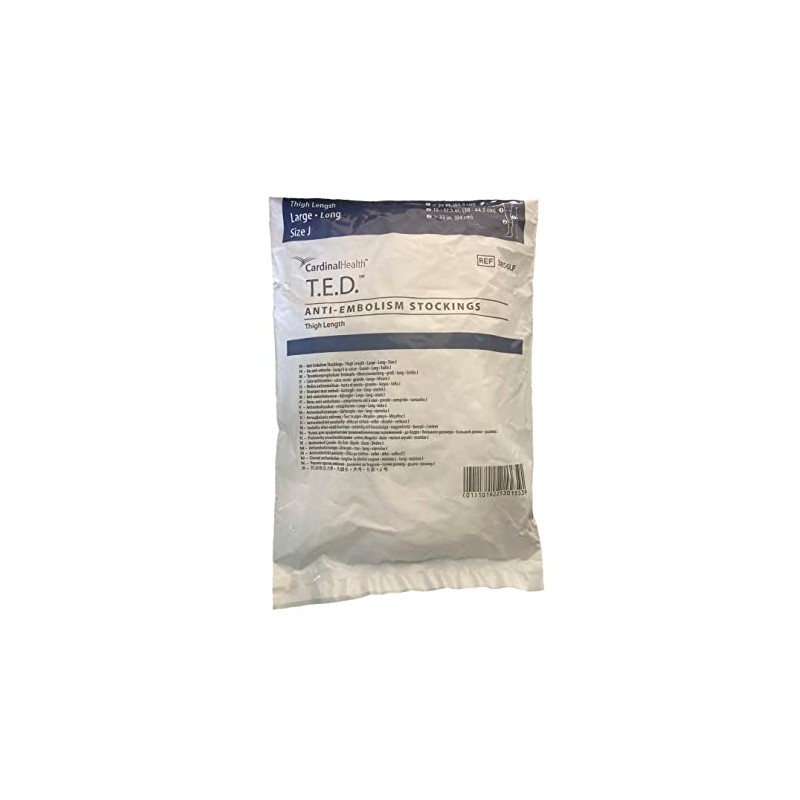 T.E.D. Anti-Embolism Stockings TED - Thigh Length Large Long (Size