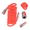 COHEALI Air Compressor Hose with Bend Fittings Flexible Airline Tube