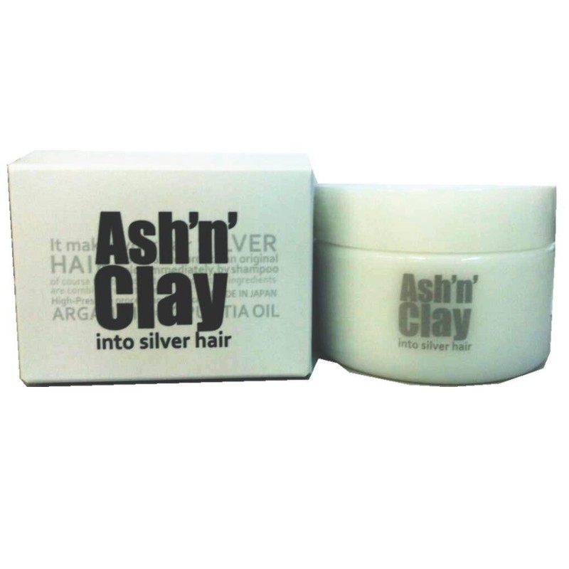 Ash Clay Silver 100gAC silver hair wax S hair dressing,