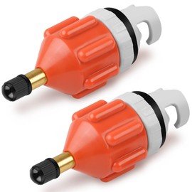 RNSXYAT 2Pcs Stand Up Paddle Board Pump Adapter, Strong Sealing Inflatable Boat SUP Pump Adaptor, Conventional Air Adapter Quickly Inflation, SUP Air Adapters for Stand-Up Paddleboard and Kayak