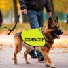 CENWA Reactive Dog Jacket Vest - Reactive Training Slogan Warning