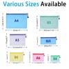 Yeestone Zipper Bag, 7 Pack Waterproof Document Bag Colored Document