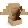 Famagic 12Pack 4x4x2 Small Shipping Boxes - Brown Corrugated Cardboard
