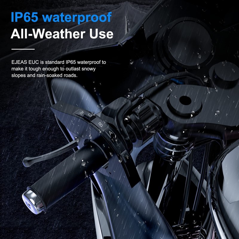 SolaMr Q8 EUC Motorcycle Intercom Bluetooth Remote Control Handle for