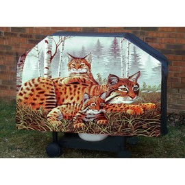 Bobcat & Cub BBQ & Gas Grill Cover ~ Heavy Duty Vinyl ~ All Weather Waterproof ~Size Options in Drop Down menu (Bobcat 1 58x44x24)