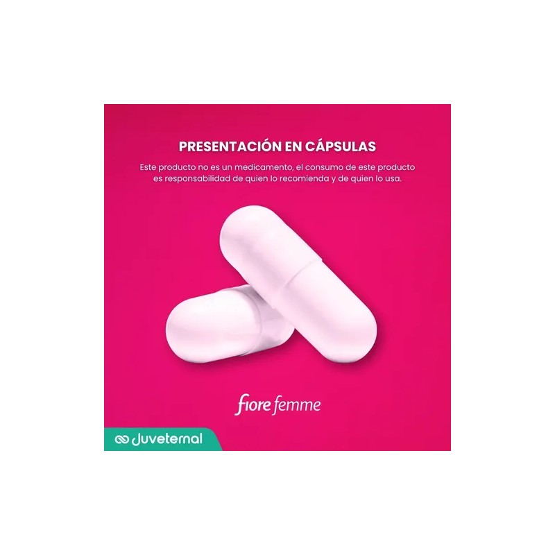 Fiore Femme Colágeno, Biotina Y Ácido Hialurónico, 100 Cáps.