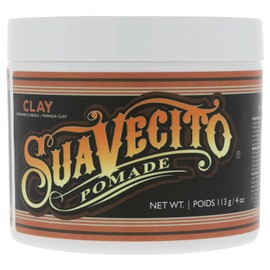Suavecito Pomade Clay Cera Para Cabello de Fijacion Fuerte Acabado Mate Para Volume y Look Más Definido 113g