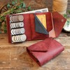 LITSTA Coin Wallet 3 Compact Wallet with Coin Holder Red