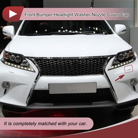 HEROFFIX Front Left Bumper Headlight Washer Nozzle Cover Cap No.8535448050 Bumper Trim Nozzle Cover for Lexus RX350 2019-2022, for Lexus RX450h 2019-2022 Blue