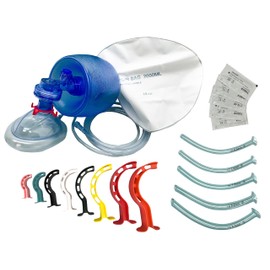 Endure Adult Bag Valve Mask CPR Training Kit with Reservoir Bag