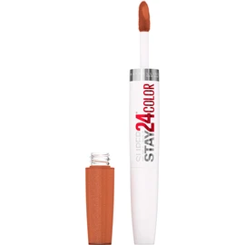 MAYBELLINE Super Stay 24 2-step Long Lasting Liquid Lipstick and Lip Balm, 910 Copper Glisten, 1 count