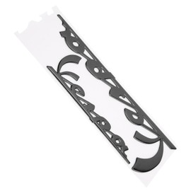 J-ouuo Emblem Sticker 3D Decal for Vespa GTS300 LX125 LX150 IE Sprint Primavera 300 LX LXV Super (Black)