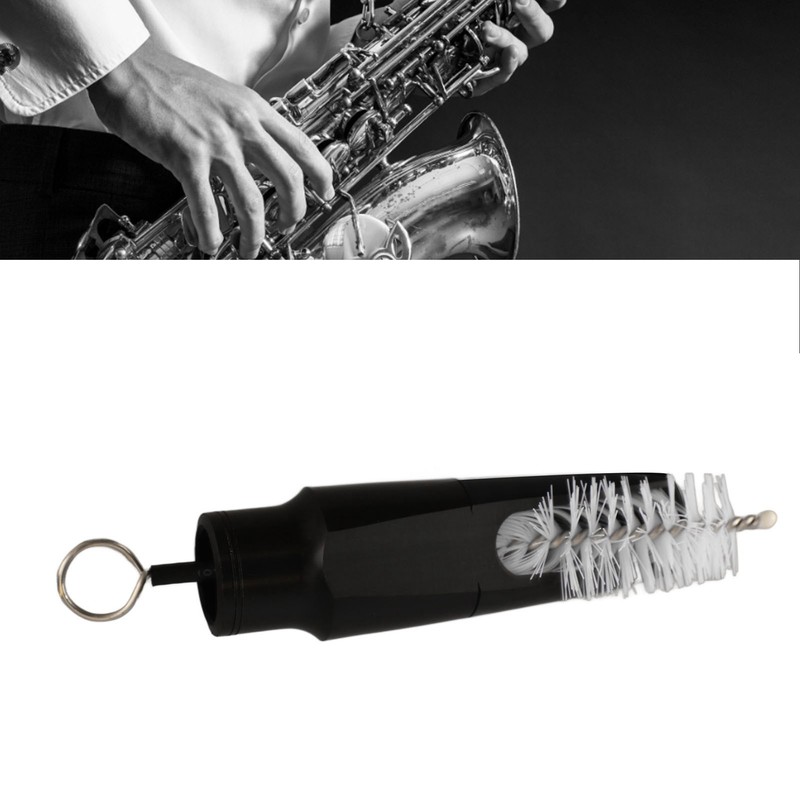 Saxophone Mouthpiece Plastic Soprano Treble Saxophone Whistle Brush Musical Instrument