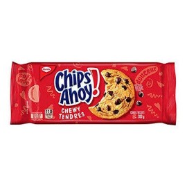 Chips Ahoy! Chewy Chocolate-Chip Cookies, 300g/10.6oz, (Imported from Canada)