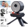 Somikon Laptop Camera: Car Tracking USB Webcam with Full HD,