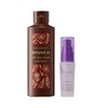 [Set] Botanical Color Cream Shampoo Dark Brown 6.8 fl oz (200 ml) + Hair Botanical Hair Essence (1.0 fl oz (30 ml) | Color Shampoo, Botanical Shampoo, Mother's Day Gift