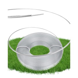 Zecaveler Trimmer Line 3.0 mm 50 m Steel Wire Garden Brush Cutter Thread Round Weed Trimmer Line The Outside is Made of Nylon and the Inside is Steel Wire Used for Yard Weed Trimming