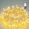 oopswow Warm White String Lights 33ft 100 LED with 8