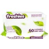 Freshies Flushable Baby Wipes - 7" x 5" (Pack of