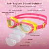Emsina Kids Swim Goggles, Swimming Goggles for Kids Age 3-10