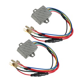 BUGUUYO 2pcs Motorcycle Horn Regulator Stabilizer Durable Controller for Electric Scooters and Motorbikes Easy Installation Multi-vehicle Compatibility Long-lasting Performance